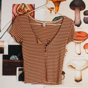 Forever 21 Ribbed Crop Top